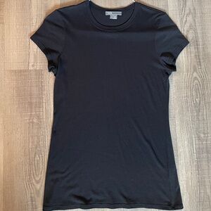 This is a Vince Little Boy Crew Neck Short Sleeve Tee in Black, Size S, NWOT